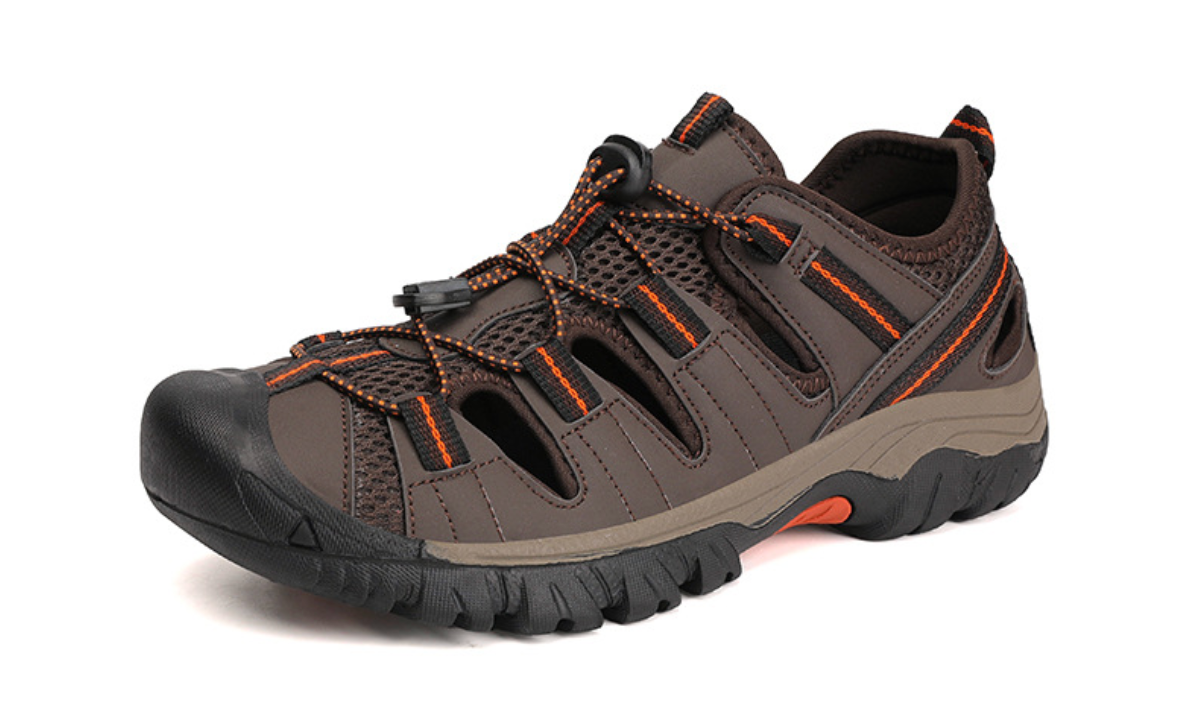 Rootstep RockShield I – Outdoor sandals with a closed-toe design and an ergonomic insole (Unisex)