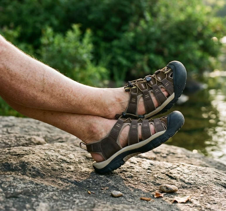 Rootstep Cascade – Orthopedic sandals with a wide toe box and arch support for all-day comfort (Unisex)