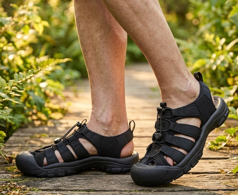 Rootstep Cascade – Orthopedic sandals with a wide toe box and arch support for all-day comfort (Unisex)