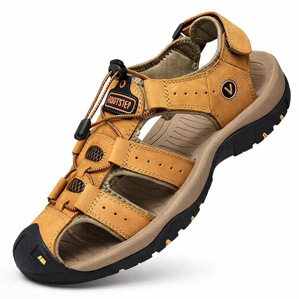 Rootstep Explorer – Ultralight barefoot sandals with an ergonomic insole that relieves foot pain (Unisex)