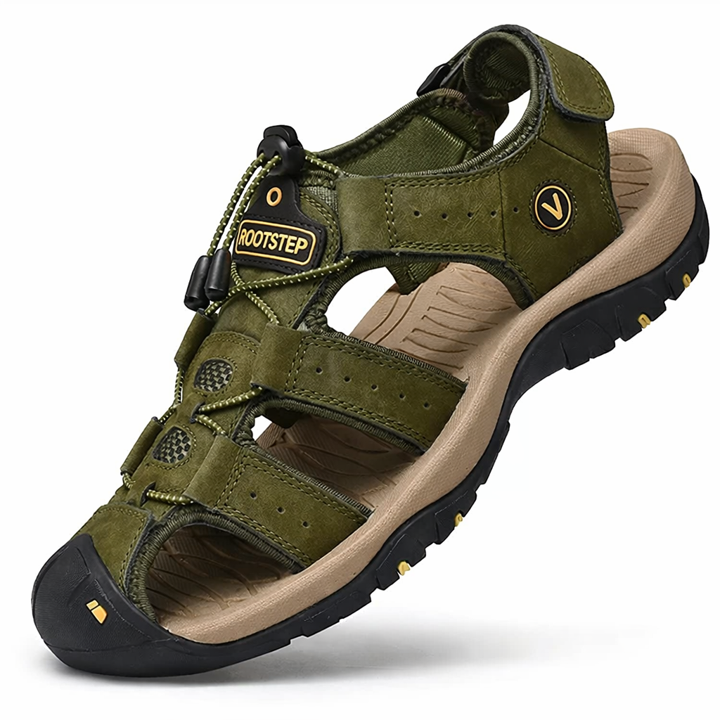 Rootstep Explorer – Ultralight barefoot sandals with an ergonomic insole that relieves foot pain (Unisex)